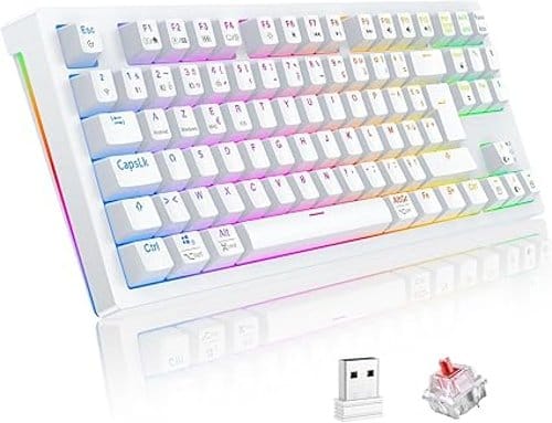 Test & avis du Clavier Gaming Tecurs Clavier Gamer Mécanique Sans Fil Tkl